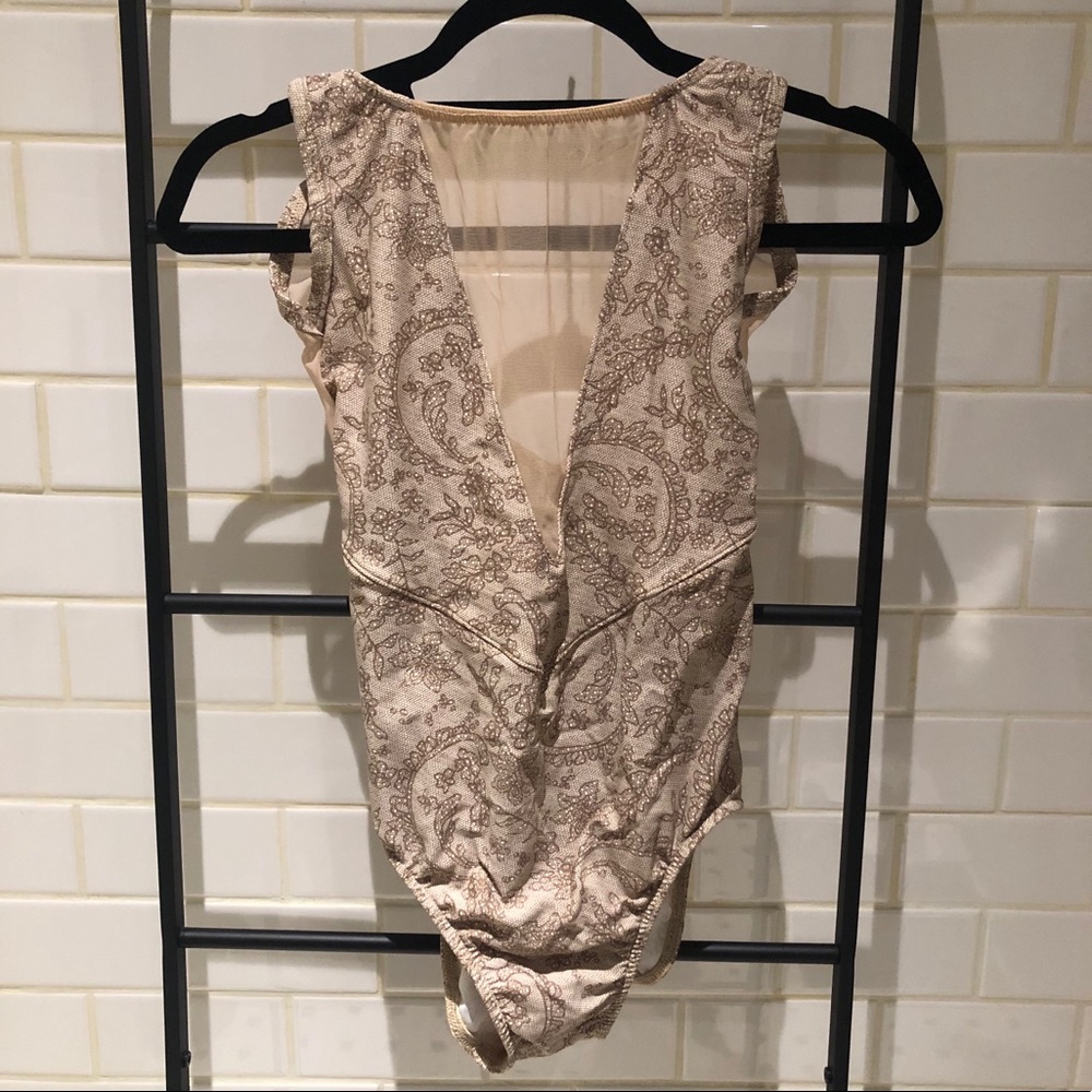 Lace print Leos by Kat leotard